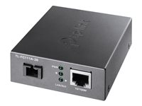TP-Link TL-FC111A-20 - Convertisseur de média à fibre optique - 100Mb LAN - 10Base-T, 100Base-TX, WDM - mode unique SC/UPC / RJ-45 - jusqu'à 20 km - 1 550 (émission)/1 310 (réception) nm - pour JetStream TL-SG3452XP V1 FC111A-20