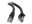 C2G Cat5e Booted Unshielded (UTP) Network Patch Cable - Cordon de raccordement - RJ-45 (M) pour RJ-45 (M) - 50 cm - UTP - CAT 5e - moulé, sans crochet, bloqué - noir