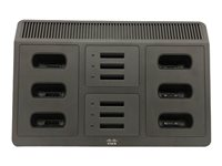 Cisco Multi-Charger - Chargeur de batterie / socle de charge + adaptateur secteur - 12 connecteurs de sortie - remanufacturé - pour Unified Wireless IP Phone 8821, 8821-EX CP-MCHGR8821BUN-RF