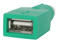StarTech.com Adaptateur de remplacement souris PS/2 vers USB - Convertisseur PS/2 vers USB - Femelle / Mâle - Adapteur pour souris - PS/2 (M) pour USB (F) GC46FM