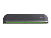 Poly Sync 60-M - Haut-parleur intelligent - Bluetooth - sans fil, filaire - NFC* - USB-C, USB-A - argent - certifié Zoom, Certifié pour Microsoft Teams 77P41AA