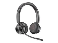 Poly Savi 7320 Office - Savi 7300 series - micro-casque - sur-oreille - DECT - sans fil - Suppresseur de bruit actif - noir 8D3F7AA#ABB